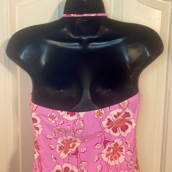 “J. CREW” Ruched Climbing Floral Bandeau One Piece - Picture 9 of 14